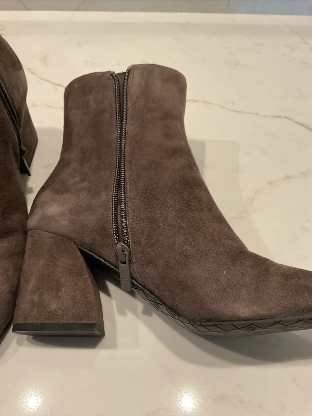 Donald J. Pliner suede ankle